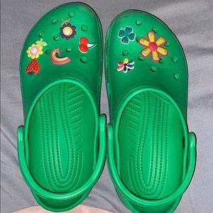 Green crocs